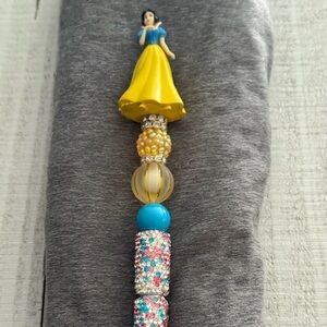 Yellow & Blue Princess Bead pen